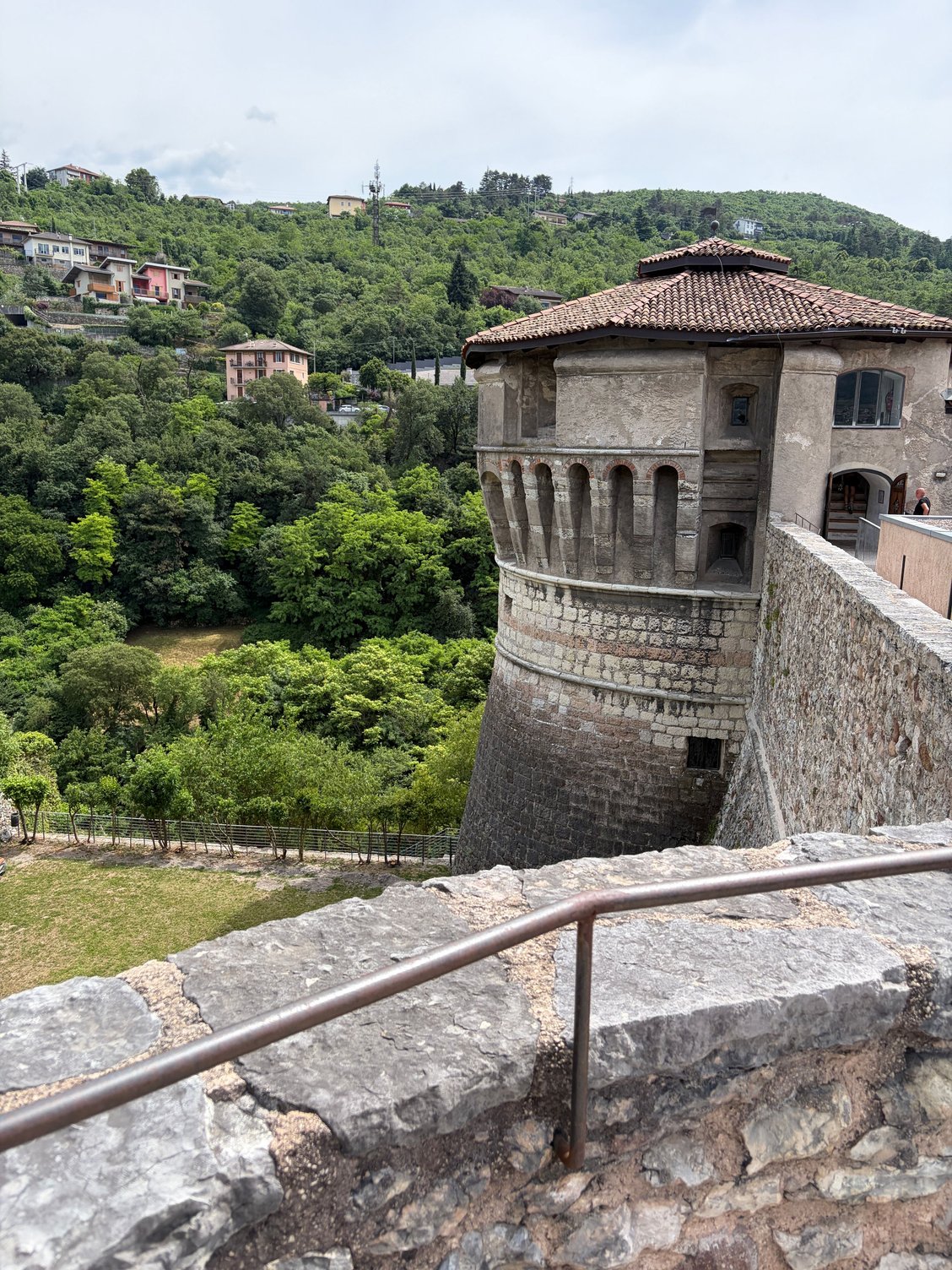 Fortress towers held the older displays