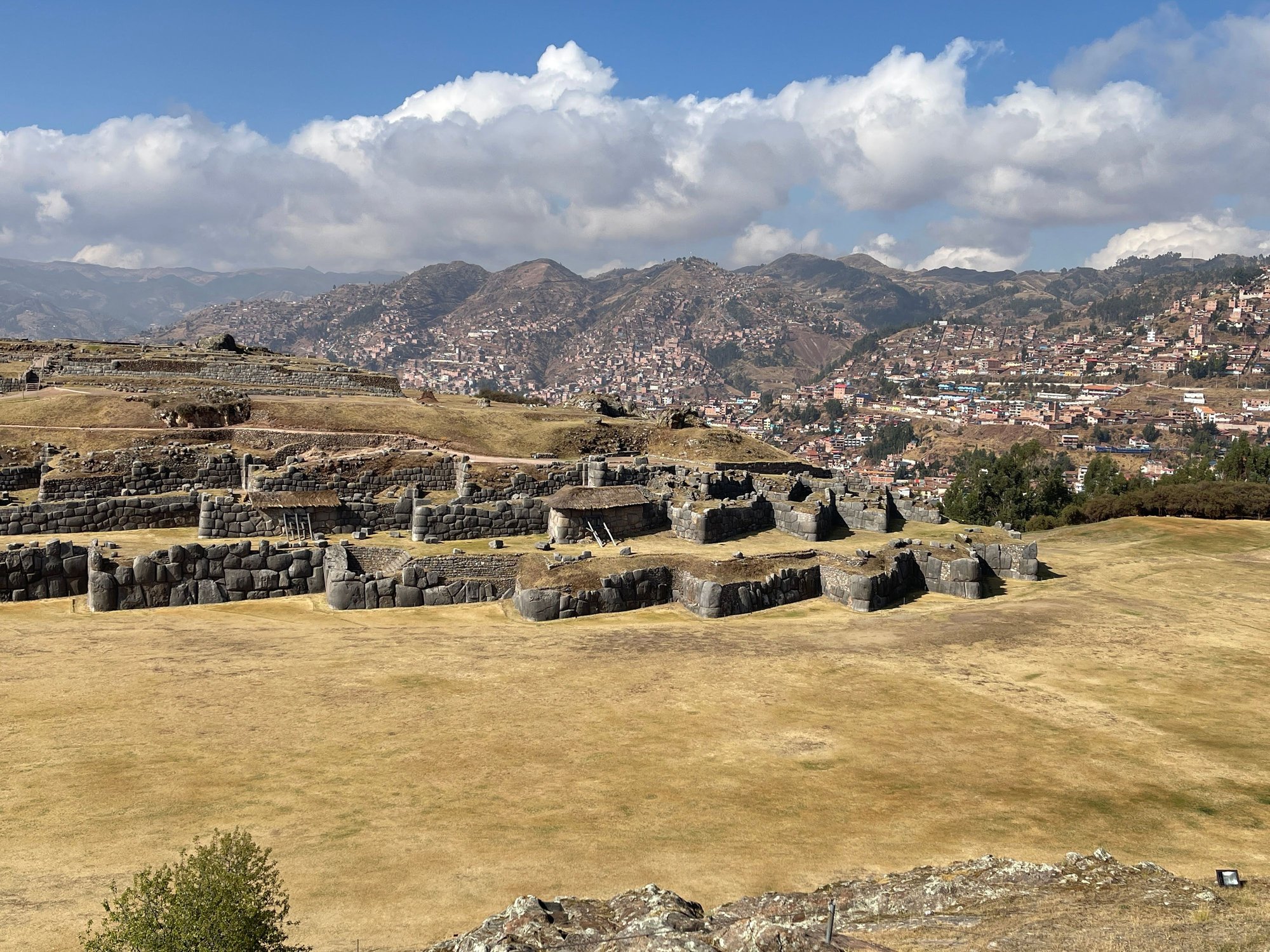 Huge rows of stone walls