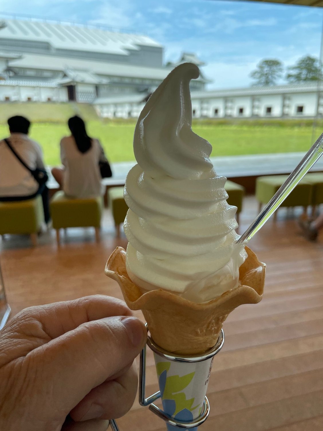 After a busy day of storming the castle a little ice cream is just the recipe for a hungry Samurai