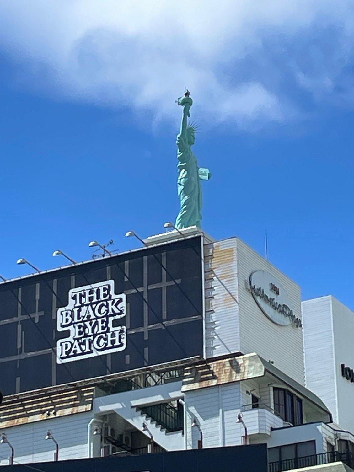 Theres Ms. Liberty in American Village