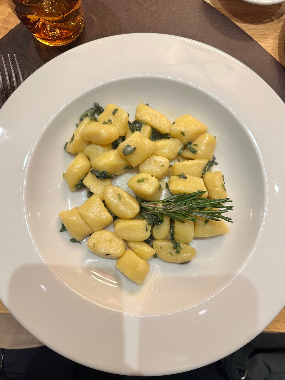 My gnocchi with sage butter sauce