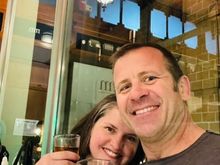 A happier time from last night. 