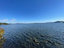 A little gravel beach on Lake Thingvellir - I took a little dip. 