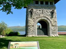 Victory tower erected in 1883 to commemorate the 100th anniversary of the successful revolutionary war, on the grounds of Washington’s HQ.