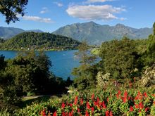 The view of Lago Villarica from Hotel Antumalal