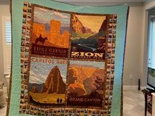 My sister’s quilt.