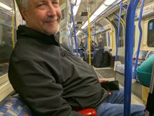 First ride on the tube this trip