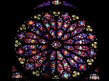 Rose window Notre Dame Cathedral 