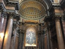 This is full size! It comes up vertical!  