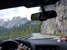 Driving Cortina to Dobbiaco