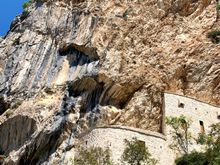 Terrific museum of the area built into rock.