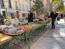 Now to the farmers' market