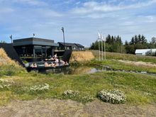 I had fun relaxing at this geothermal pool yesterday. 