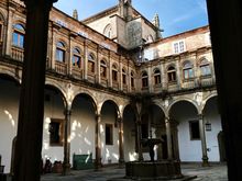 The hotel is now a stunning Parador. (Didn’t know what Pousadas and Paradores were until this trip either.) Easy to get lost on the floors it is so vast.