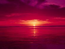 This is not my picture but thought you might like to see  this lovely sunset at the Baja Peninsula