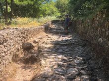 path to the top of the castle