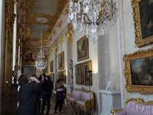 Front hall in palace 