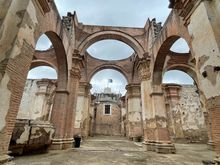 Ruins inside of Antigua.