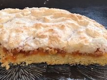 Home baked slice, my mother made it. Having some now....