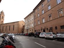The front of the hotel. If you opt not to pay for a view room, you get a view of this street, but I think it's pretty quiet
