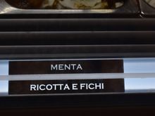 My favorite gelato of the trip - ricotta fig.