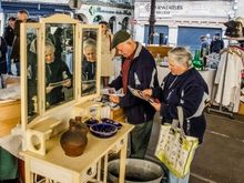 Brocantes market in Figeac.
