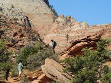 Zion canyon overlook trail