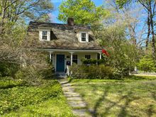 This house keeps a natural lawn... it’s a bit messy but it suits the house. 