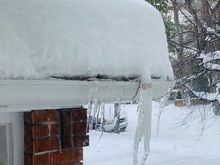 Roof accumulation. 