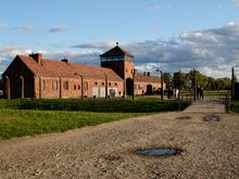 Auschwitz II - main gate to hell