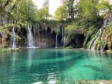 Another gorgeous Plitvice lake and waterfall.  