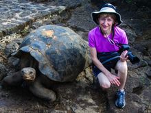 Those giant tortoises are really giant.