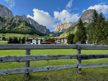 View north toward Sassongher 