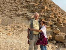By the Red Pyramid, the first true pyramid