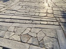 Walking beside the Acropolis