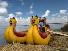 Lake Titicaca reed boat