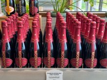 And beautiful red bottles - thirsty anyone?