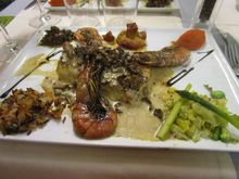 Dinner at Le Jardin de Collioure - I actually ate it all!