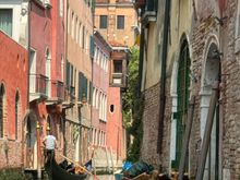 Typical Venice views from our gondola