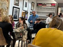 Dining room, then from my rear corner table; note sneakers on the feet of many diners!!