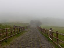 At the base of Seongsan Ilchulbong