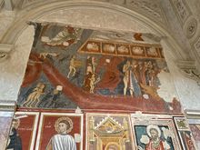 Duomo interior, with frescoes