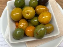 The best olives ever. These were in Barcelona.