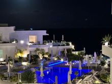 Evening view from Suite 17 (all rooms are suites)