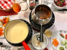 Fondue for dinner 