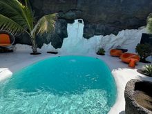 Pool at home of Cesar Manrique.