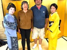 We had dinner with geishas