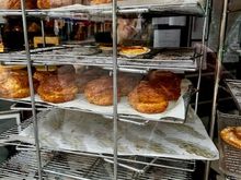 I just noticed the lady smiling.