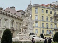 The beginning of Liberdade--no derelict buildings here