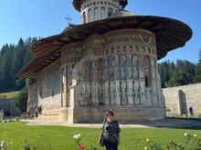 Voronet Monastery - the most visited of the painted monasteries